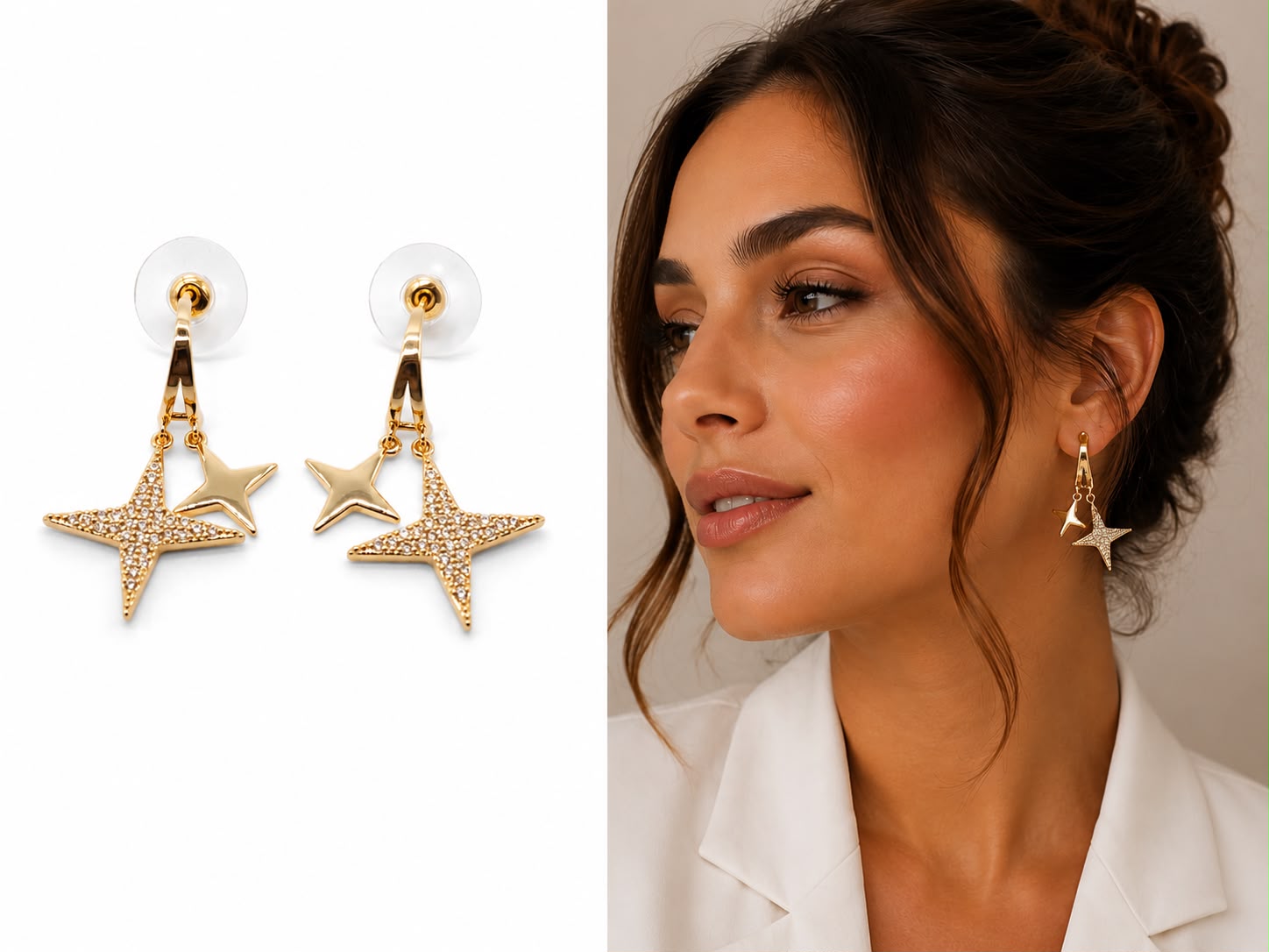 Starfish Dangle Earrings
