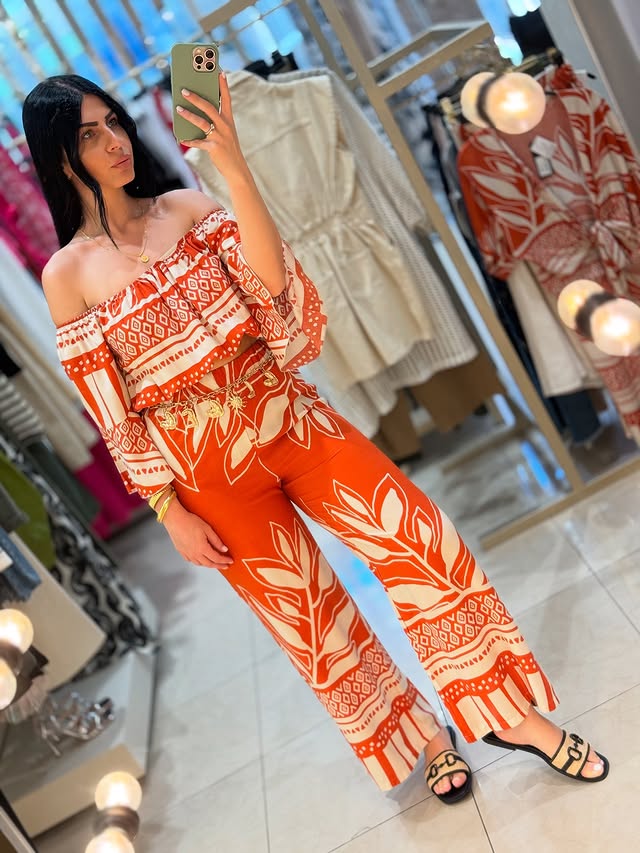 Bohemian Off-Shoulder Jumpsuit