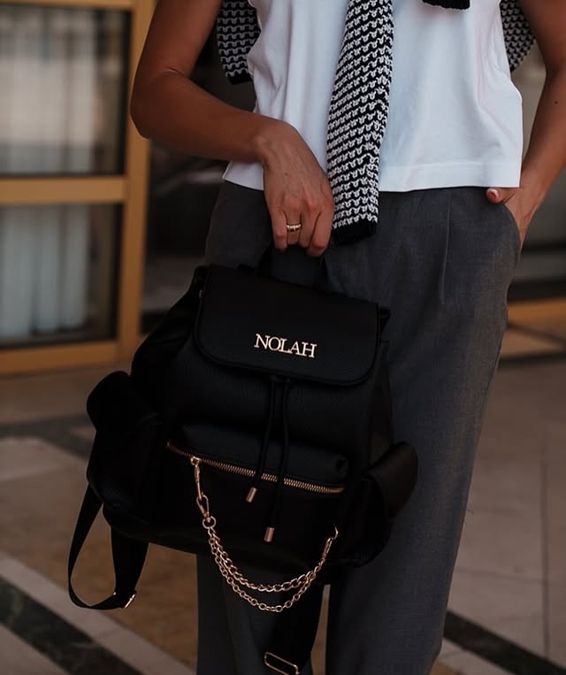 NOLAH Black Backpack