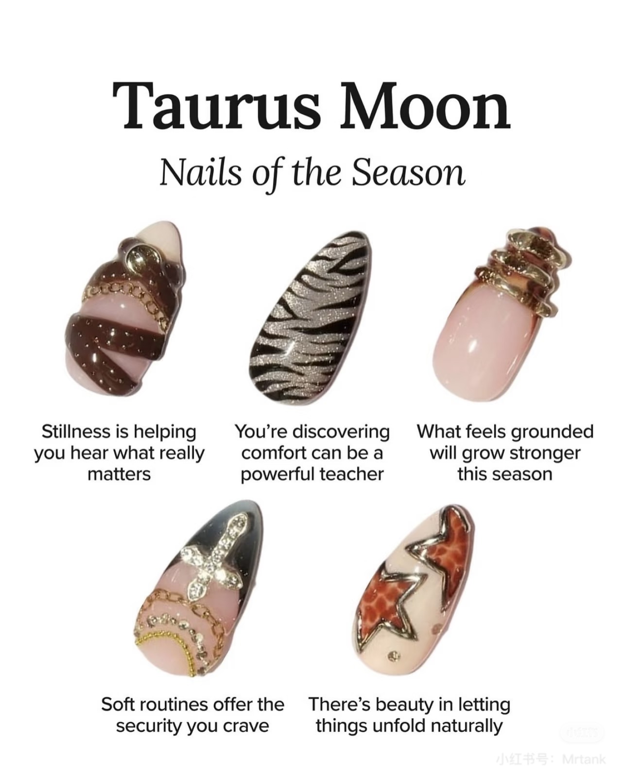 Astary — Press-on Nail (Taurus Moon Nails)