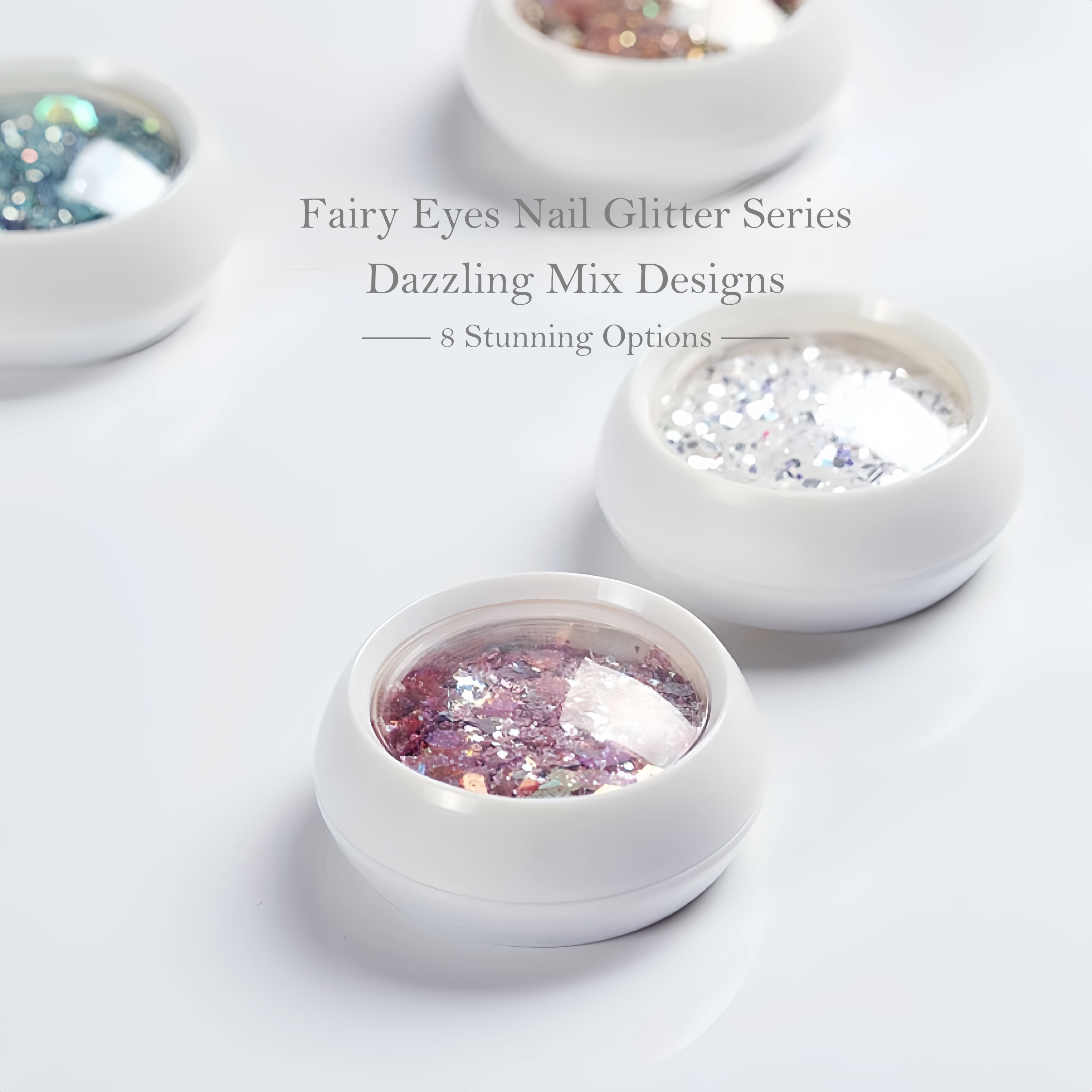 Astary - Glitter Nail Art Decoration Set
