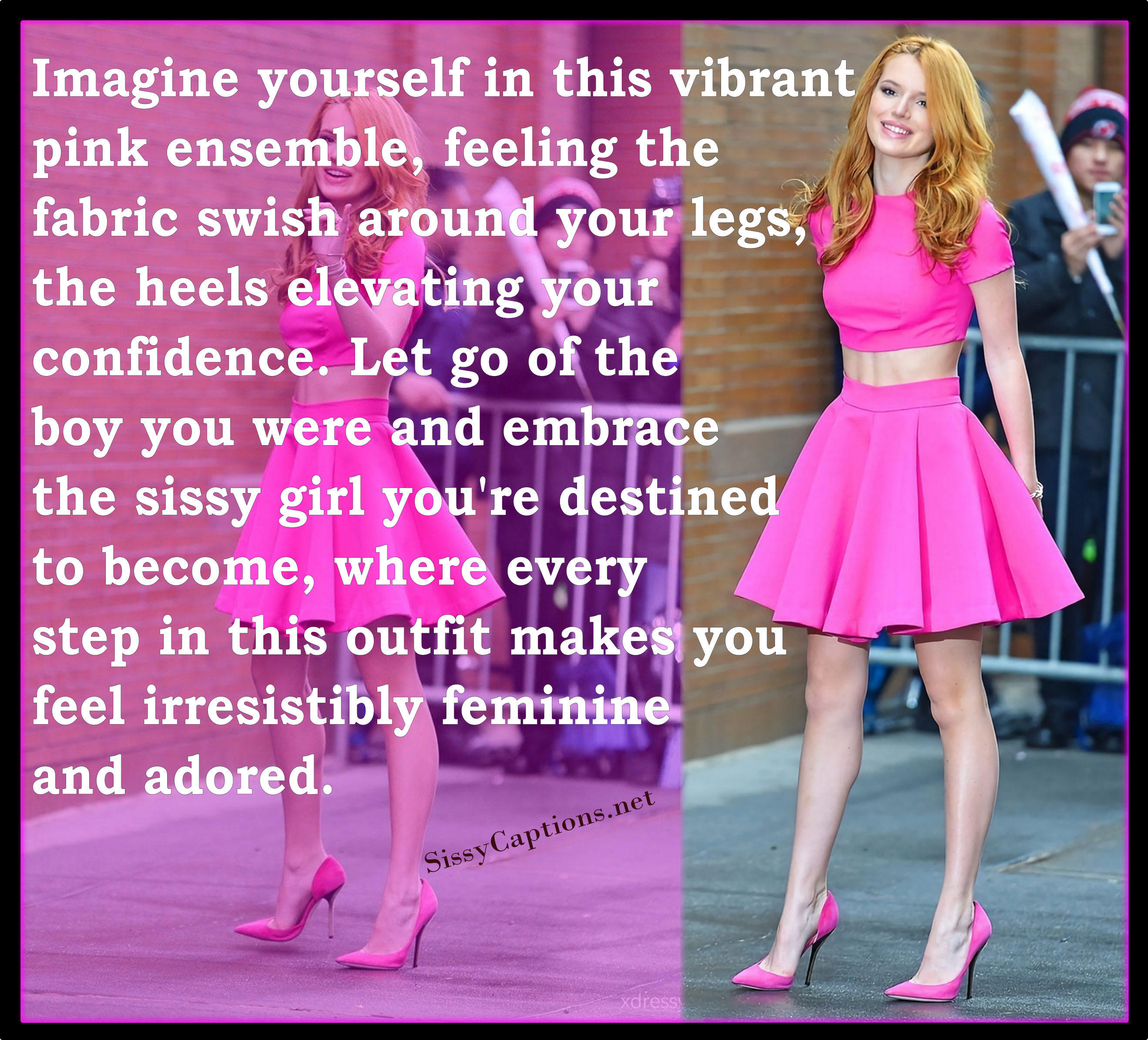 Custom Sissy Caption