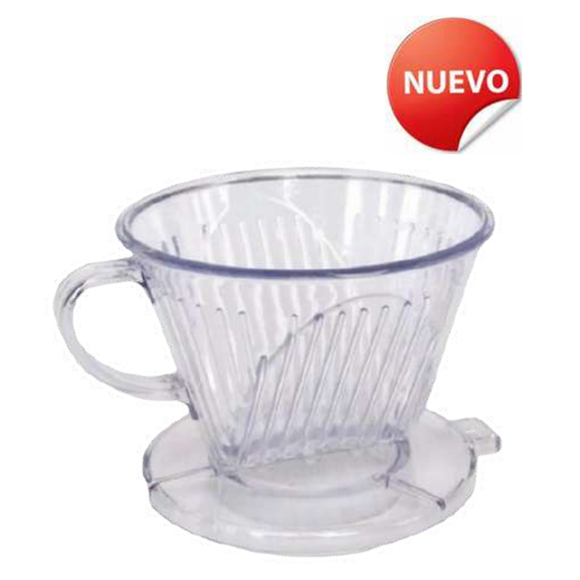 Dripper Melitta: Comodidad de Acrílico Transparente para un Goteo Clásico.