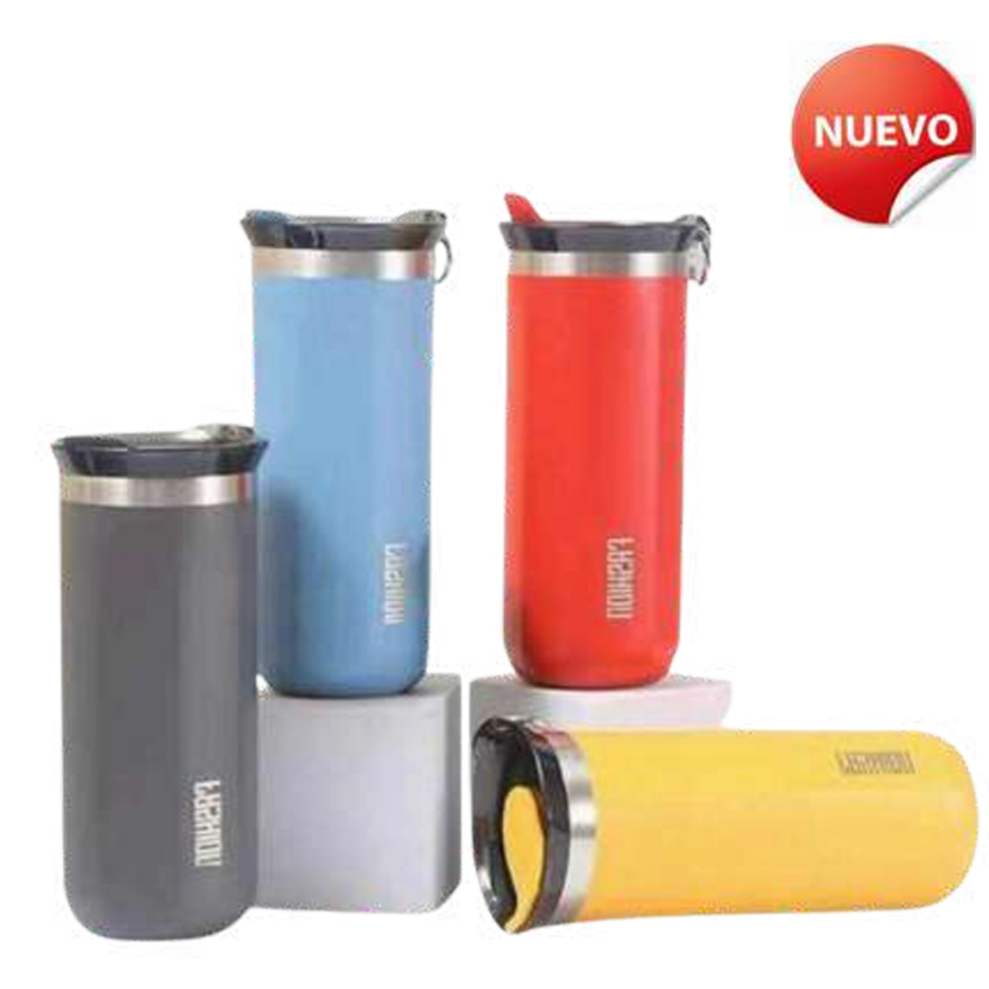 Termo en acero inoxidable con arnés para Sujetar 500Ml