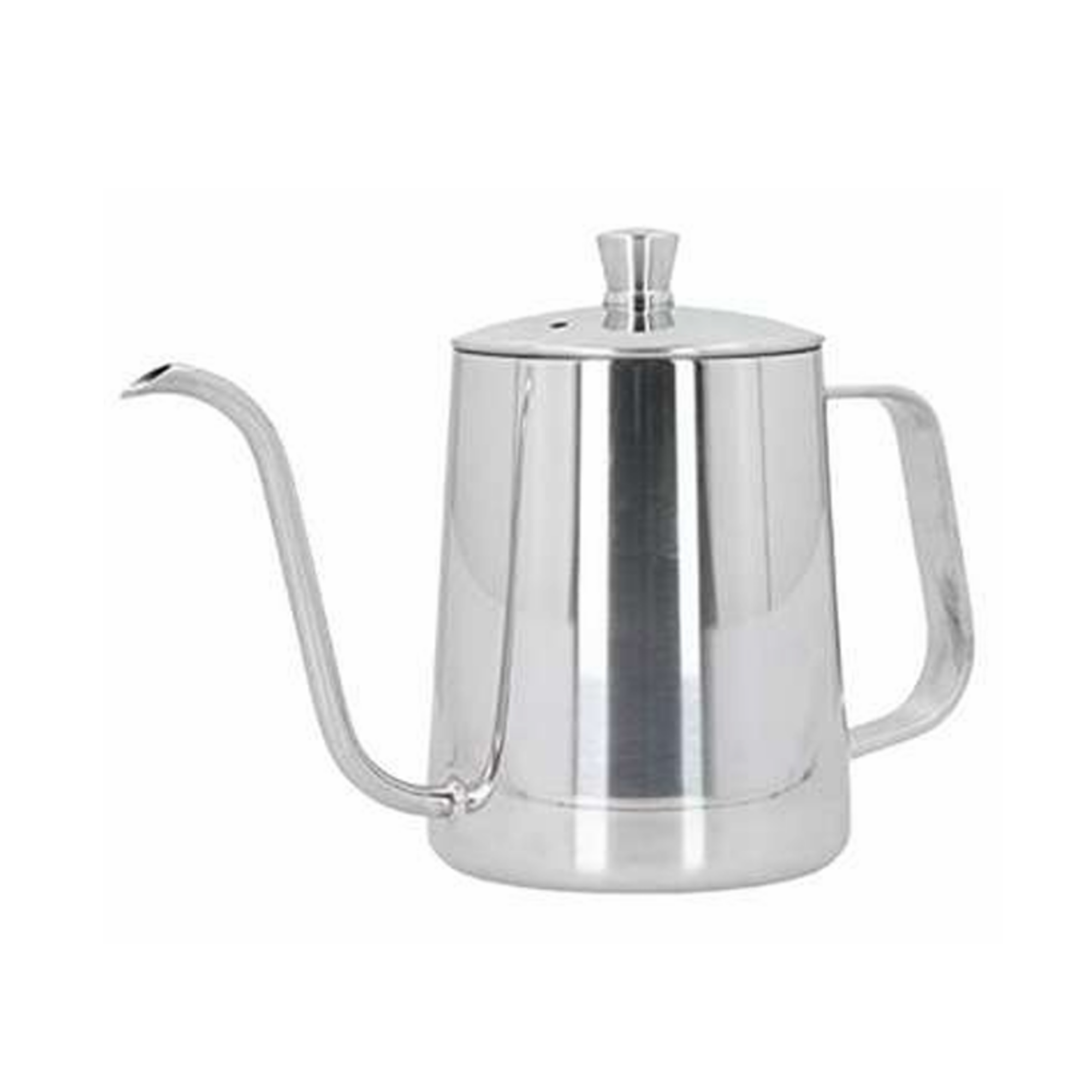 Kettle 'Cuello de Ganso' Plateada en Acero Inoxidable (600ml): El Control Total para tu Café de Especialidad