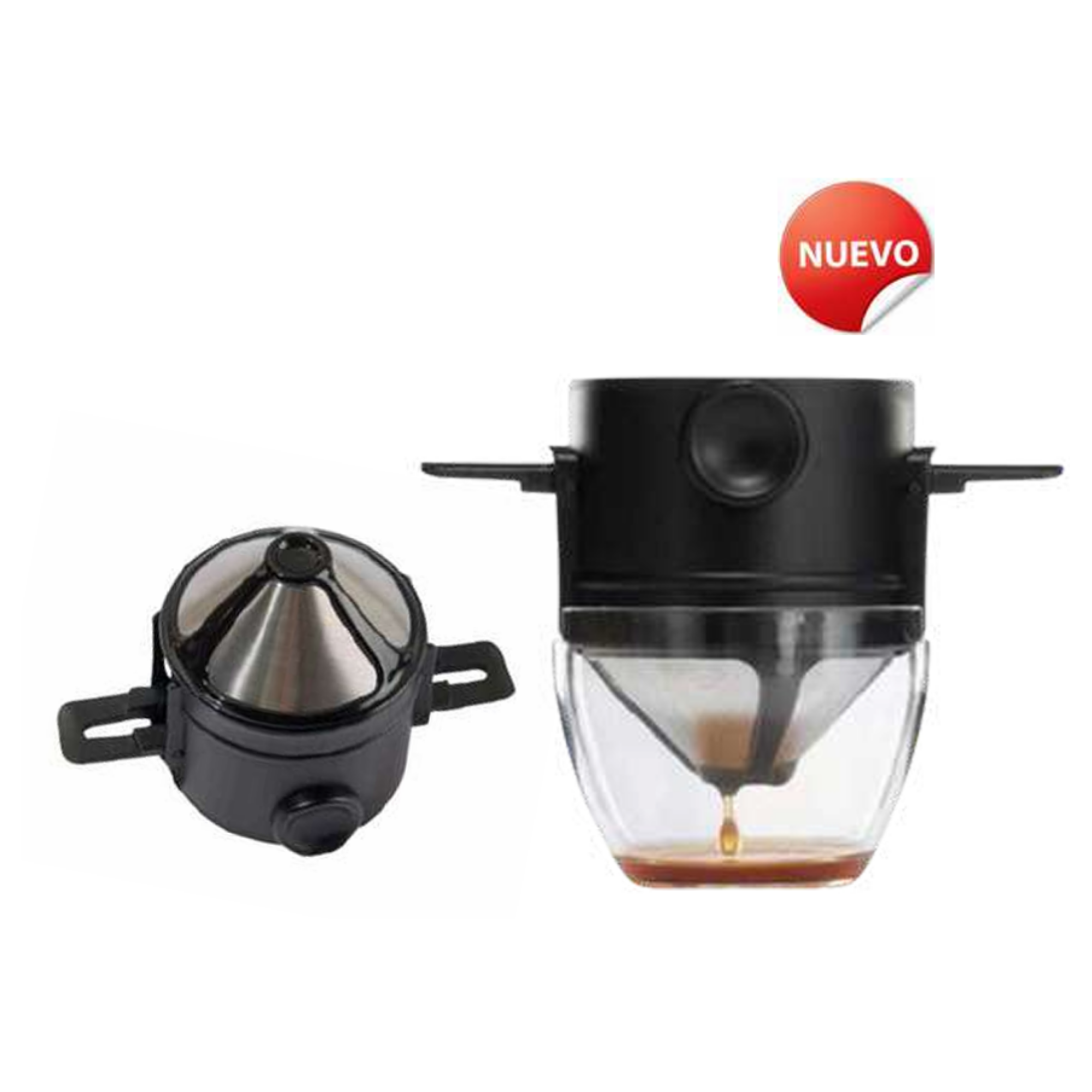 Filtro Metálico Plegable Portátil: El Goteo Perfecto, Cero Desperdicio de Papel