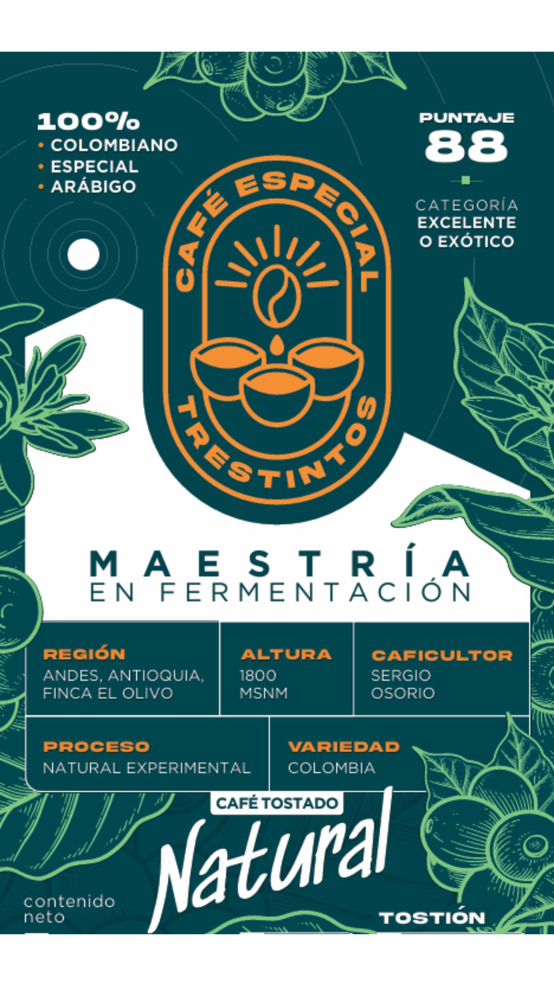 Trestintos Natural 250 Gr