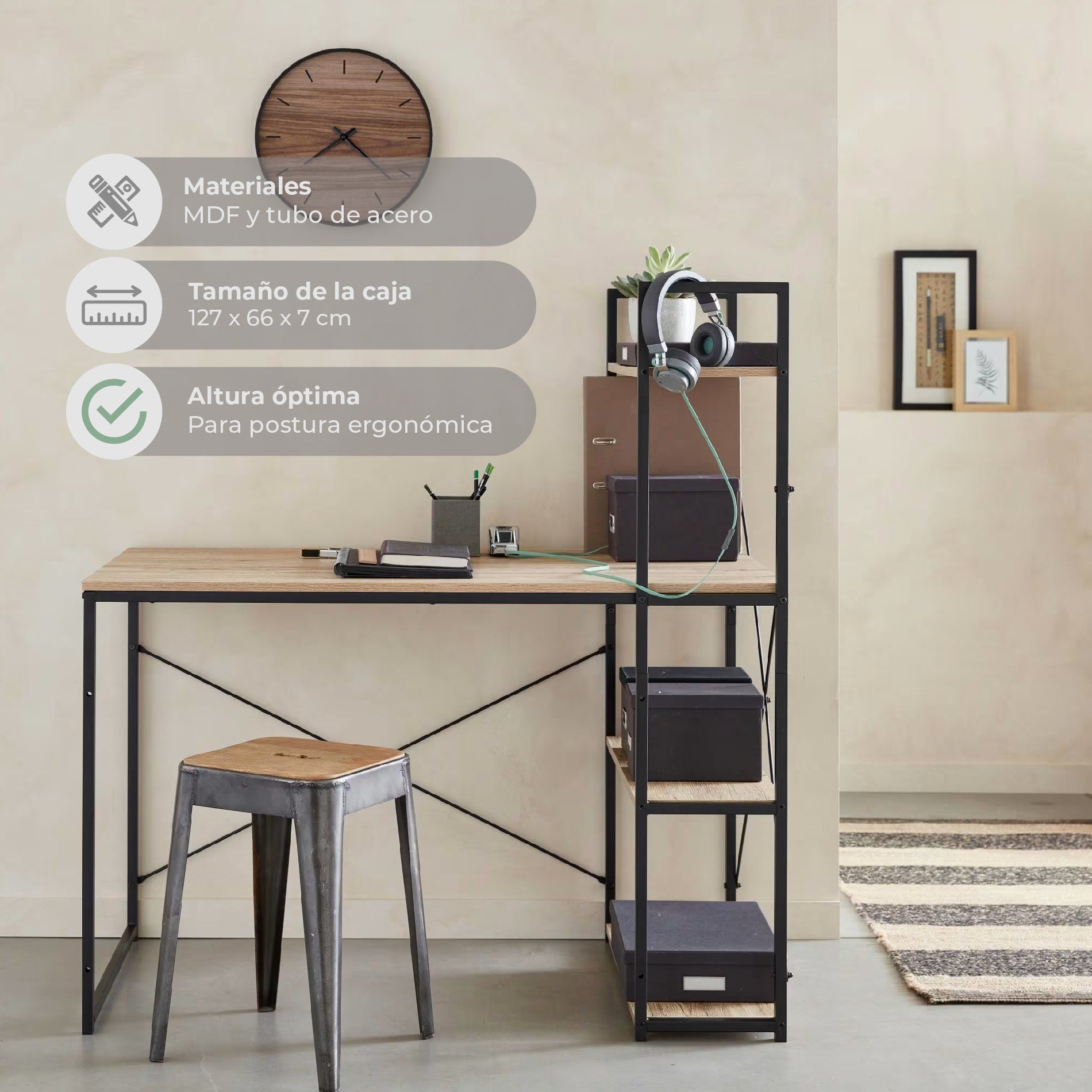 Escritorio multifuncional Atlanta