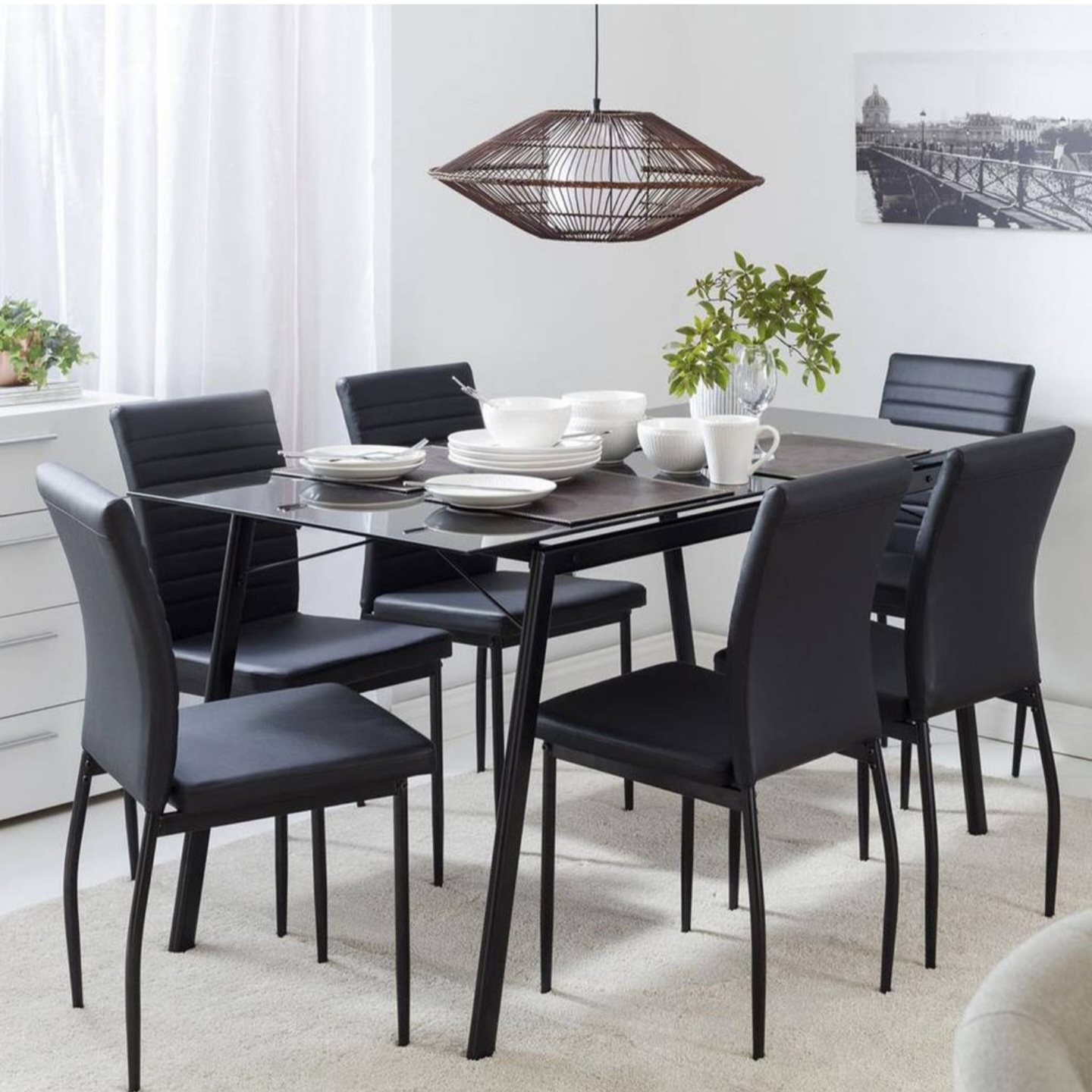 Comedor Dartagnan – Elegancia Moderna para 6 Personas