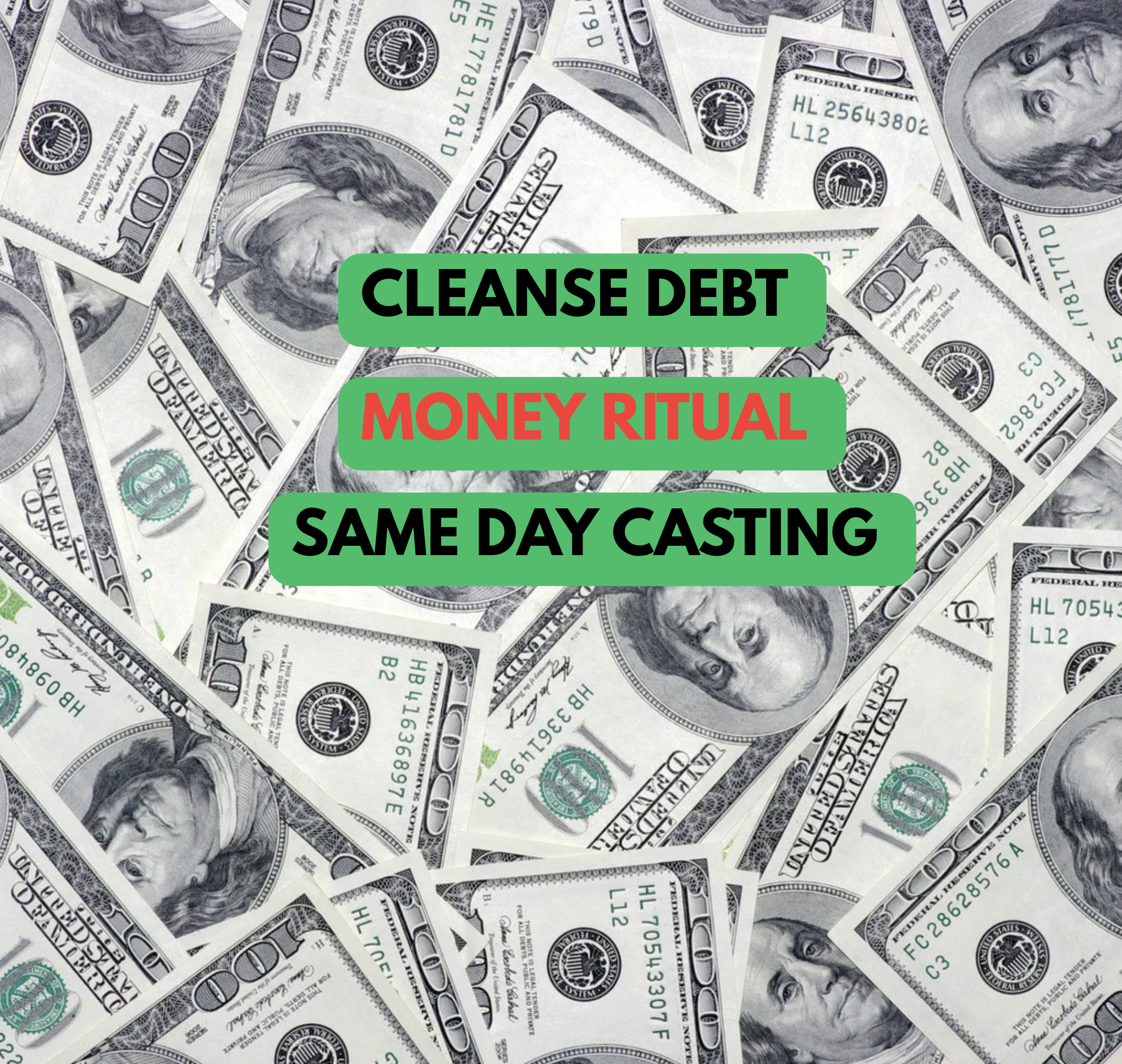 Cleanse Debt Money Spell Prosperity & Financial Freedom Ritual