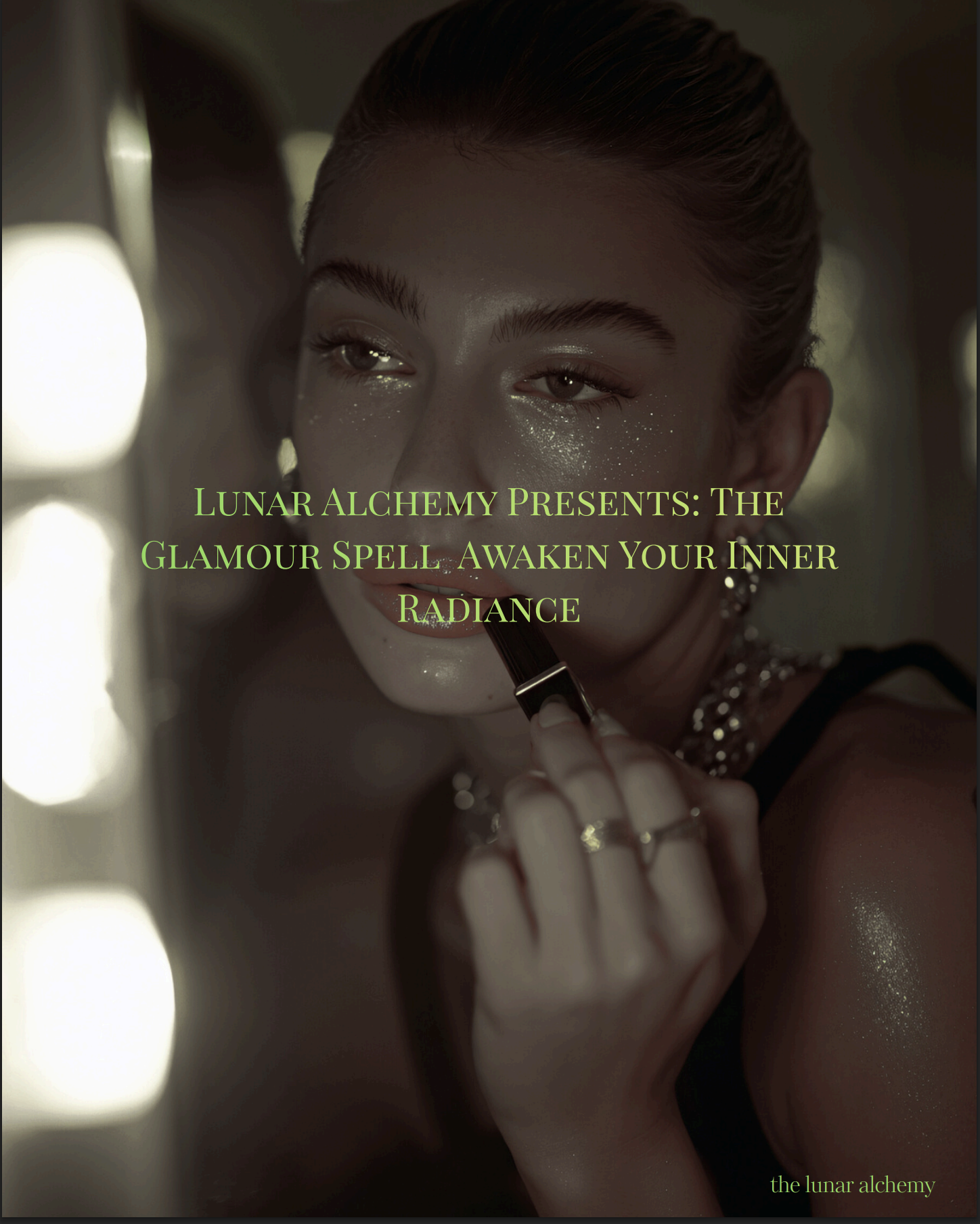 The Mirror of Moonlight  A Lunar Glamour Spell for Radiance, Confidence & Magnetic Energy DIY