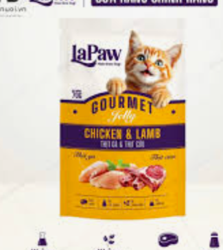 LaPaw Gourmet Jelly Chicken & Lamb Cat Food