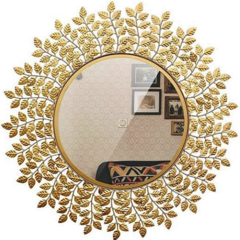 Golden Decorative Wall Mirror