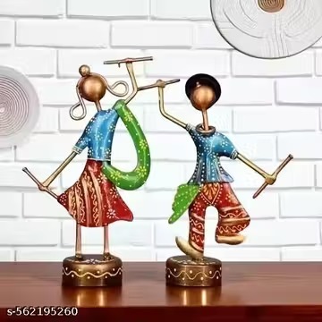 Handcrafted Indian Folk Dancer Figurines