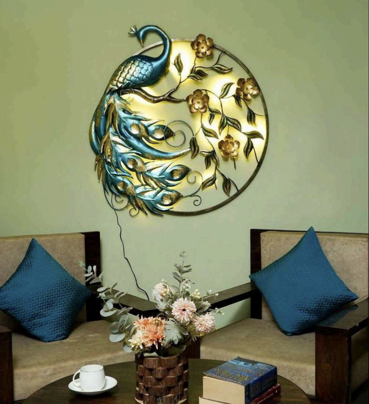 Peacock Wall Art Decor