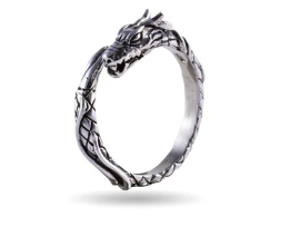 Dragon Head Silver Ring