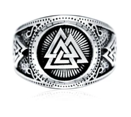 Valknut Viking Ring