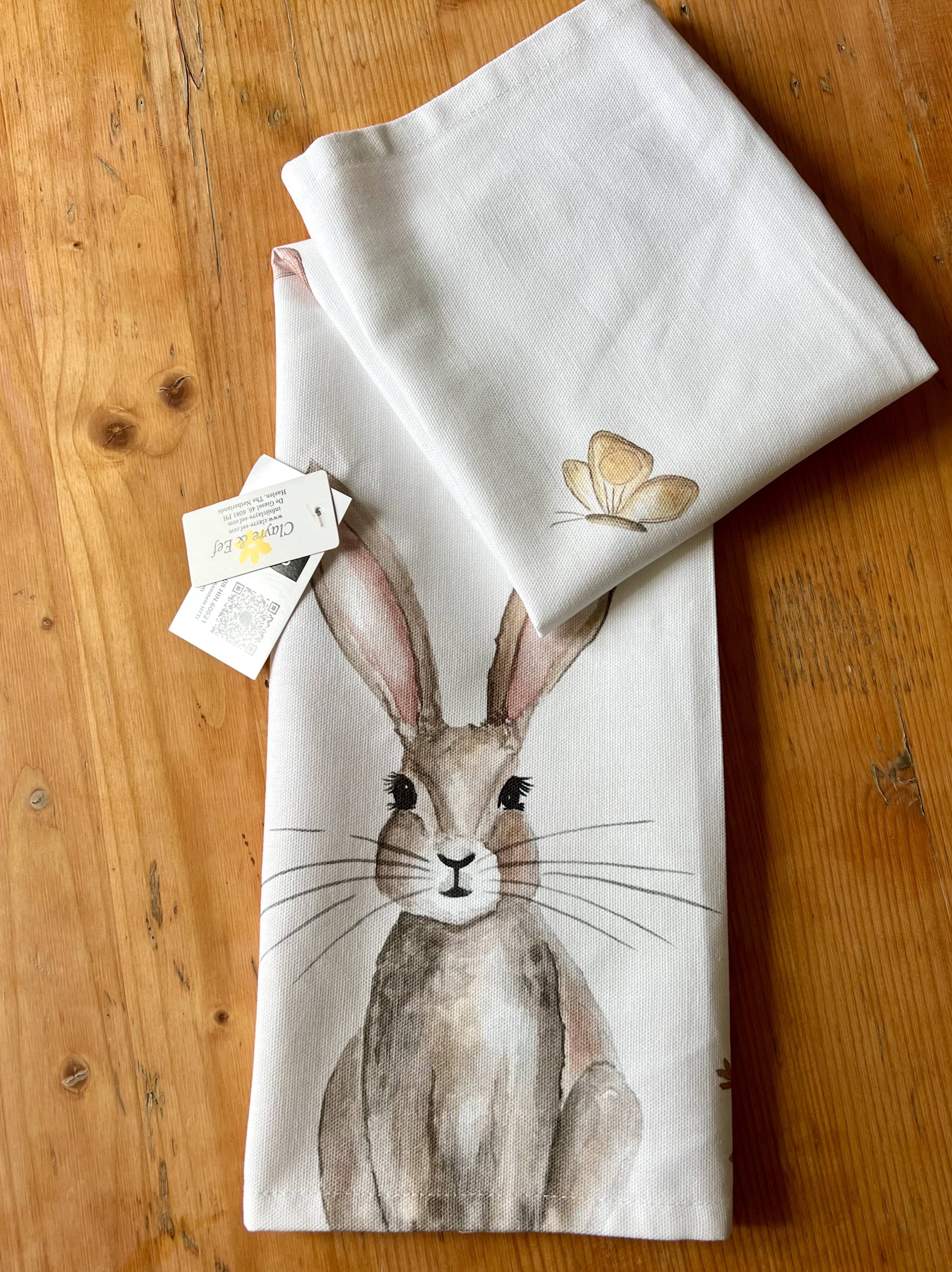 Strofinaccio con coniglietto 