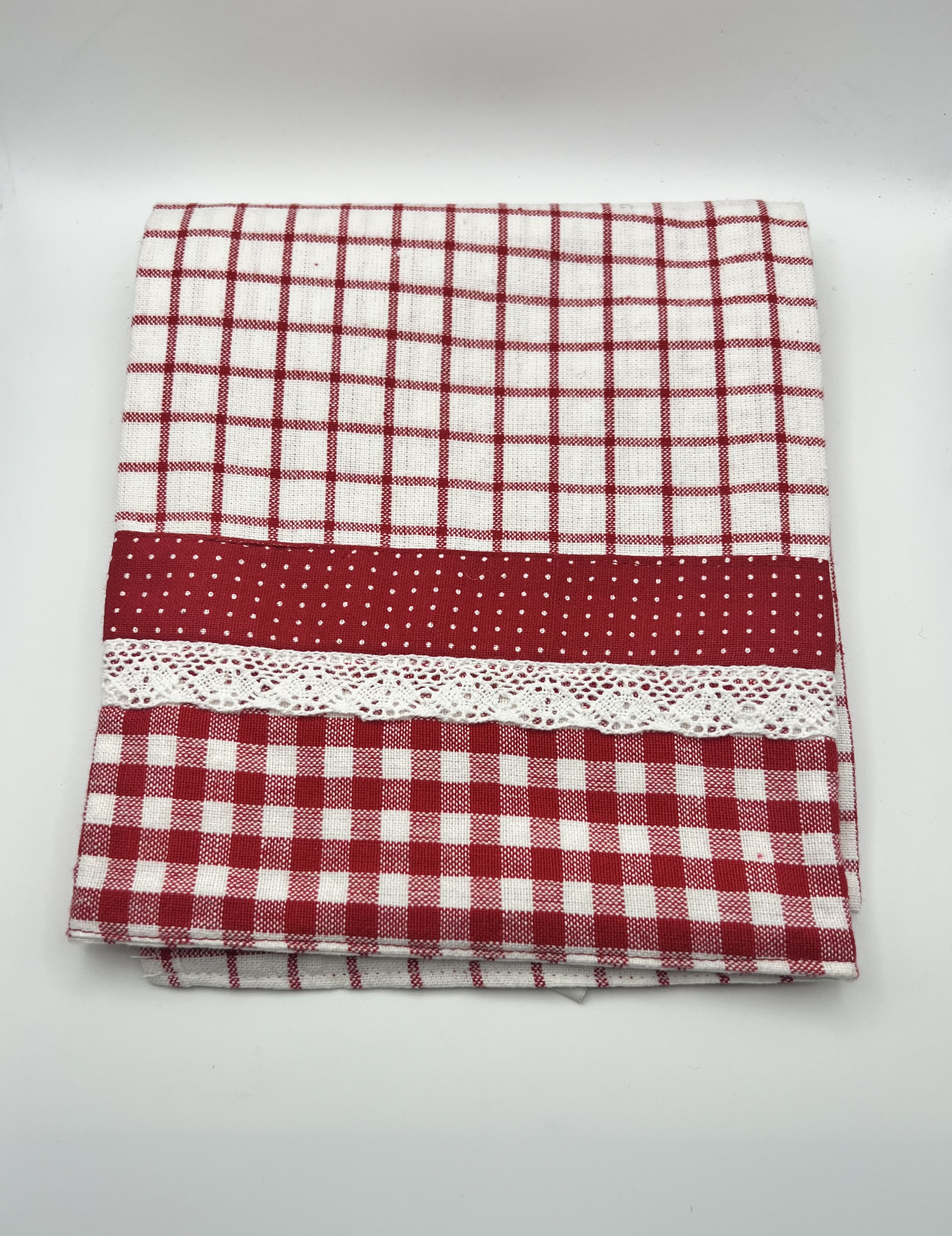 Strofinaccio “Carlotta” rosso.