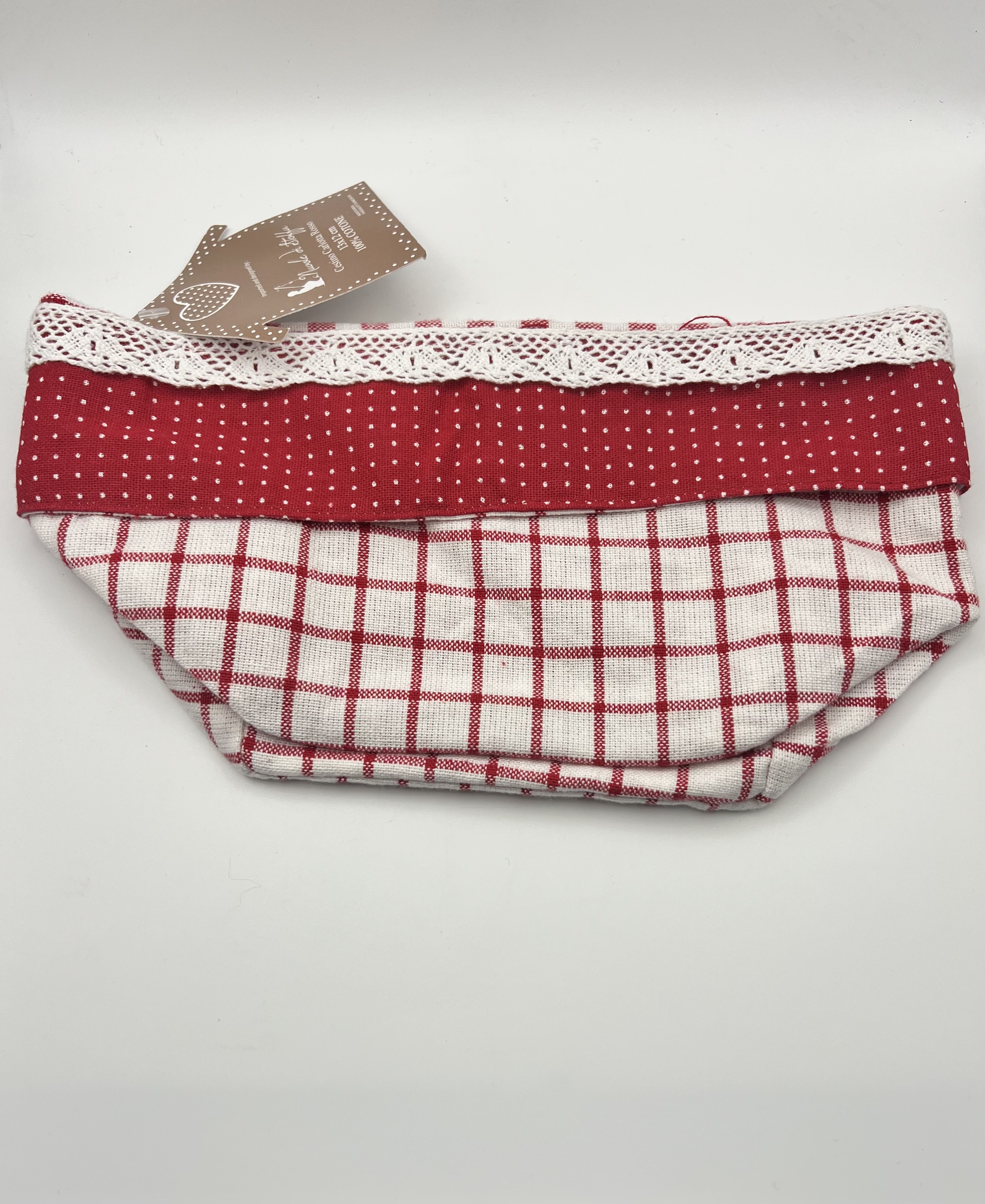 Cestino “Carlotta” rosso.