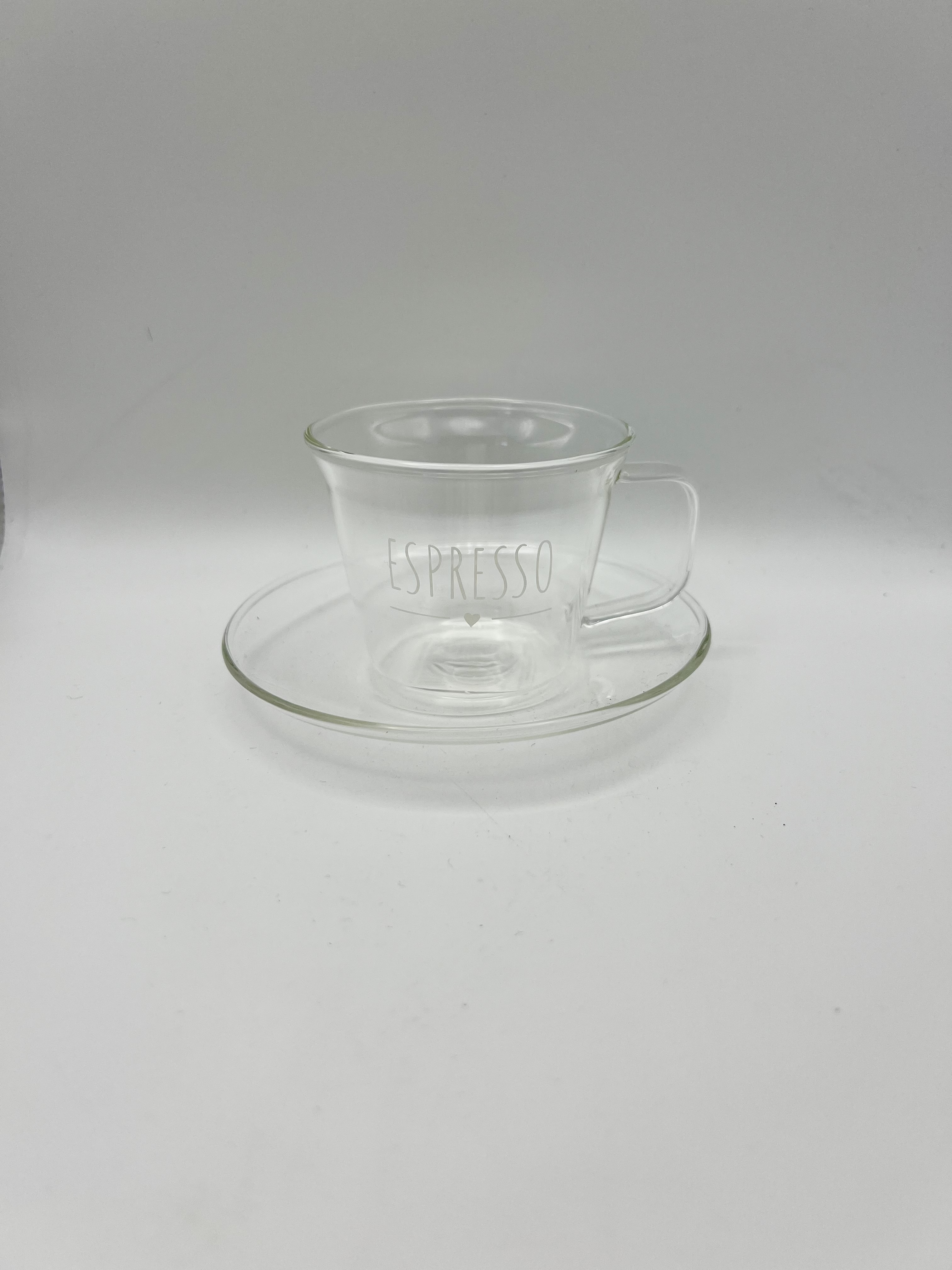 Tazzina da caffè in vetro borosilicato 