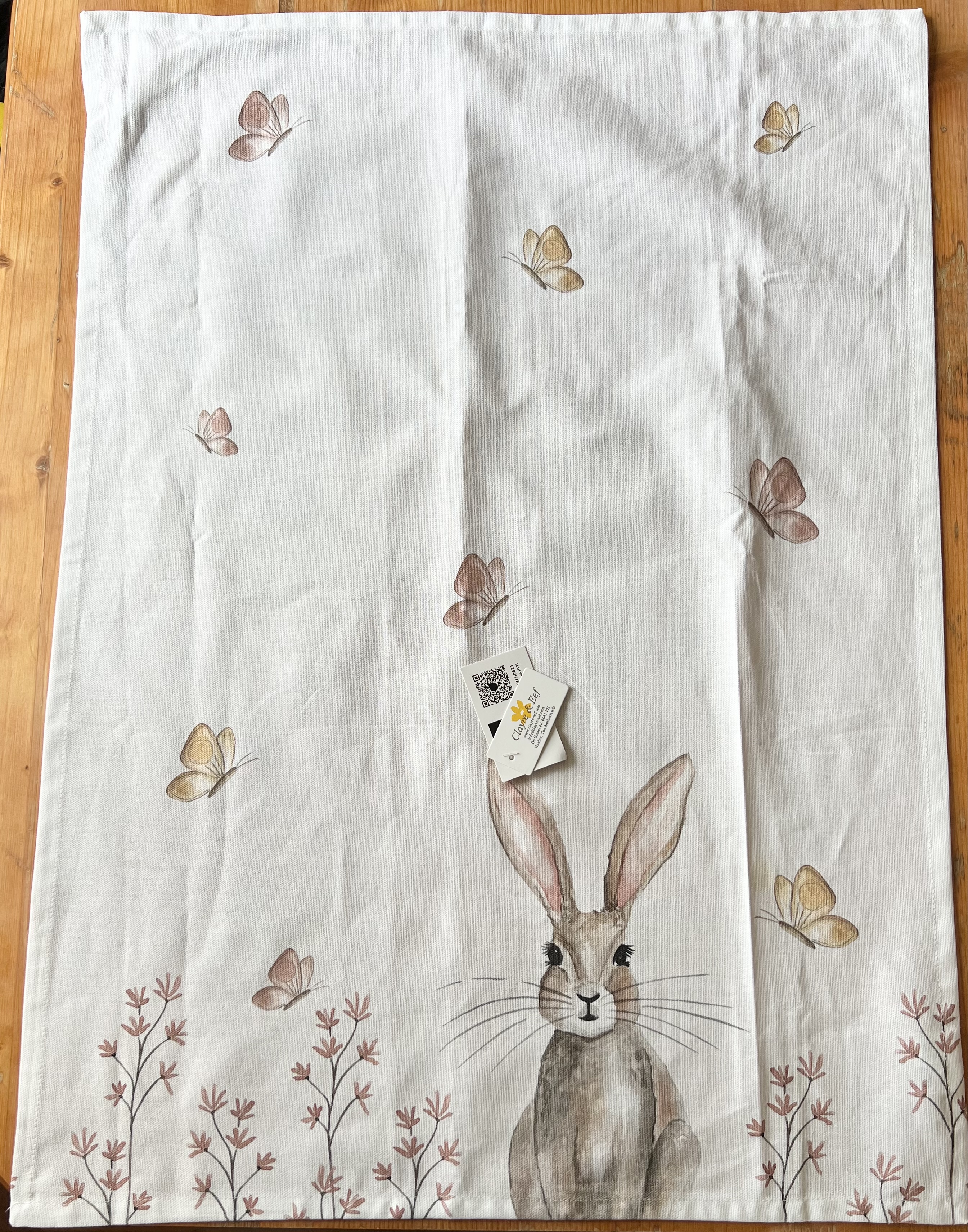 Strofinaccio con coniglietto 