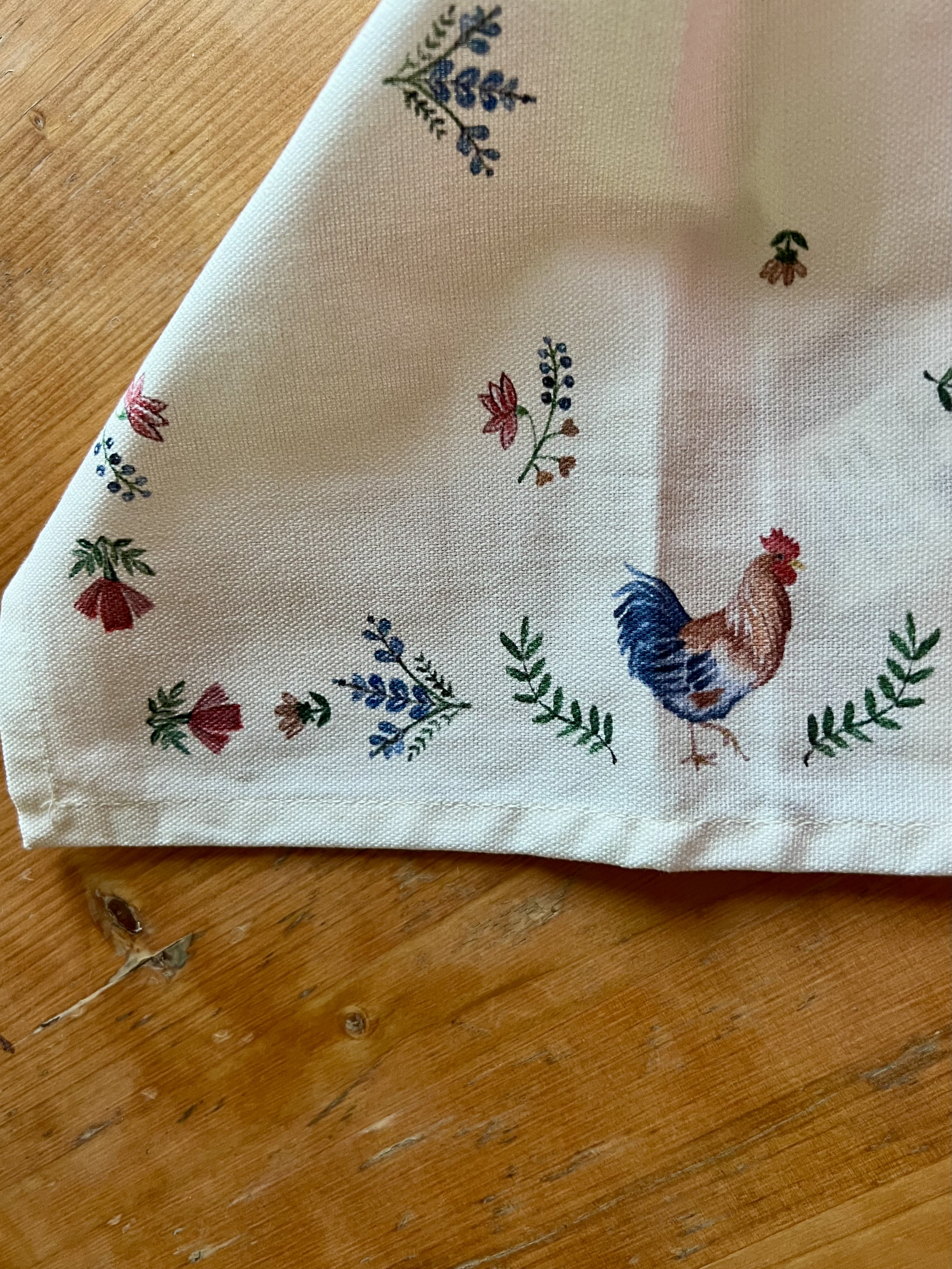 Strofinaccio con galline 