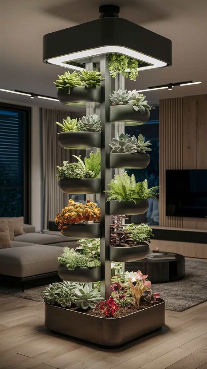 Indoor Vertical Garden Tower