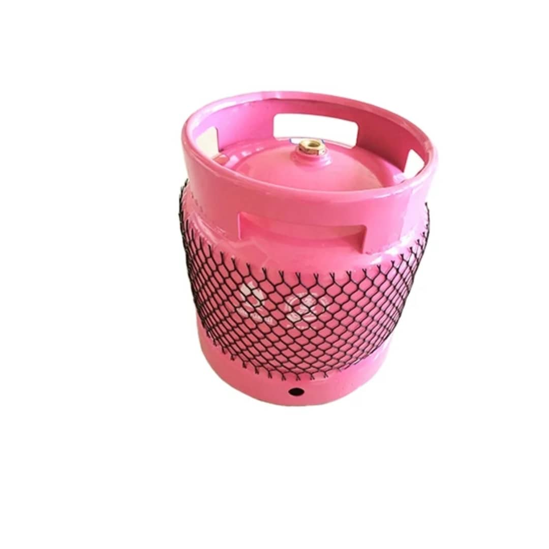 Bouteille de gaz rose