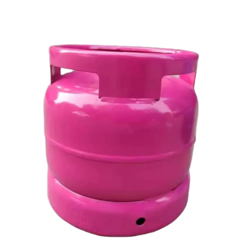 Bouteille de gaz rose