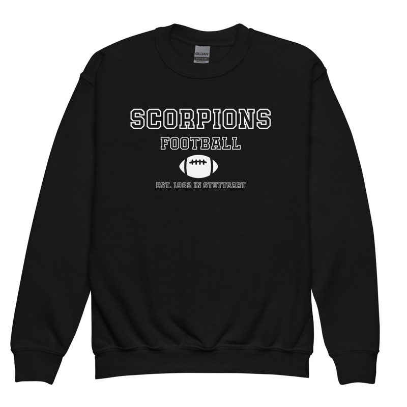 Youth crewneck sweatshirt schwarz