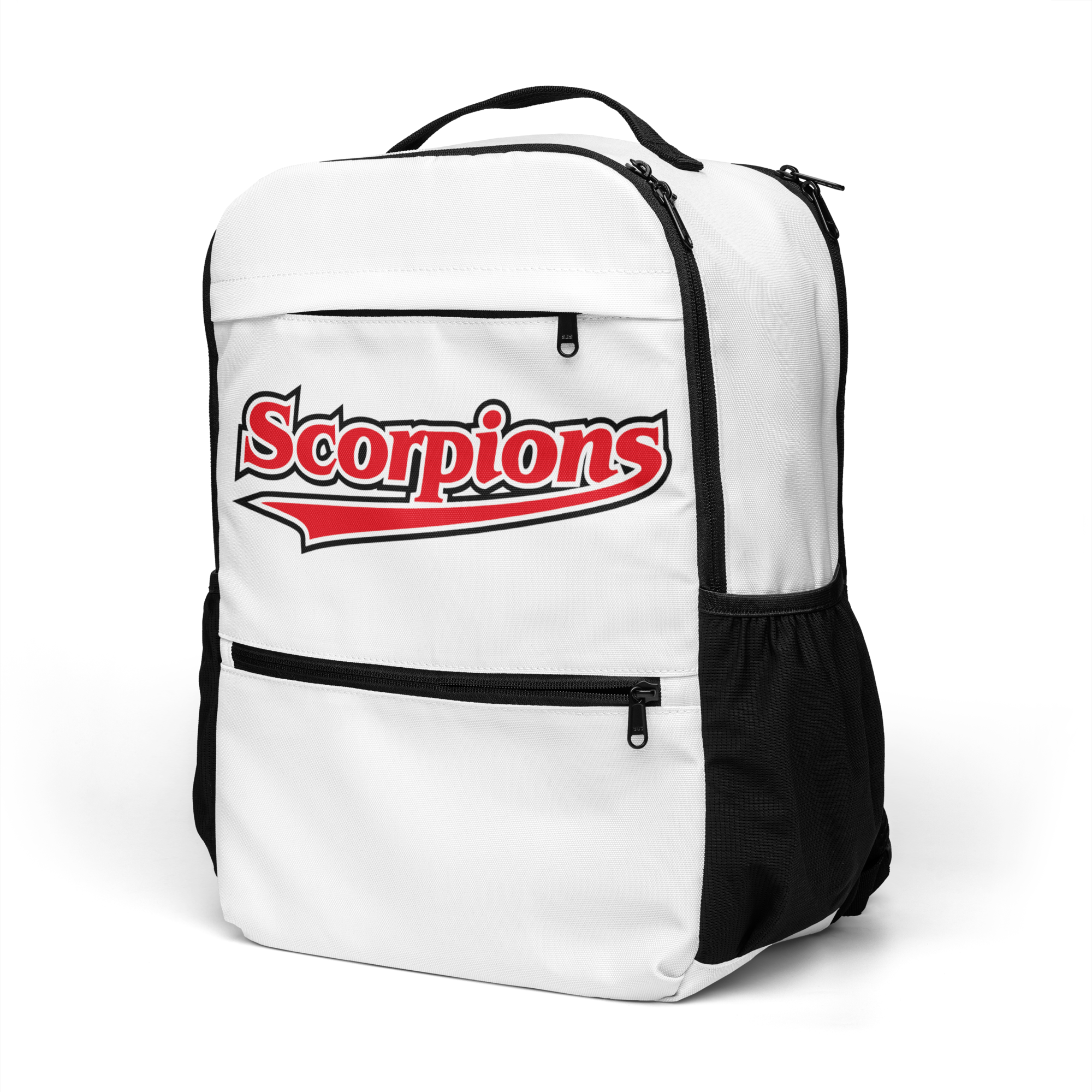 Backpack weiß "Schriftzug"