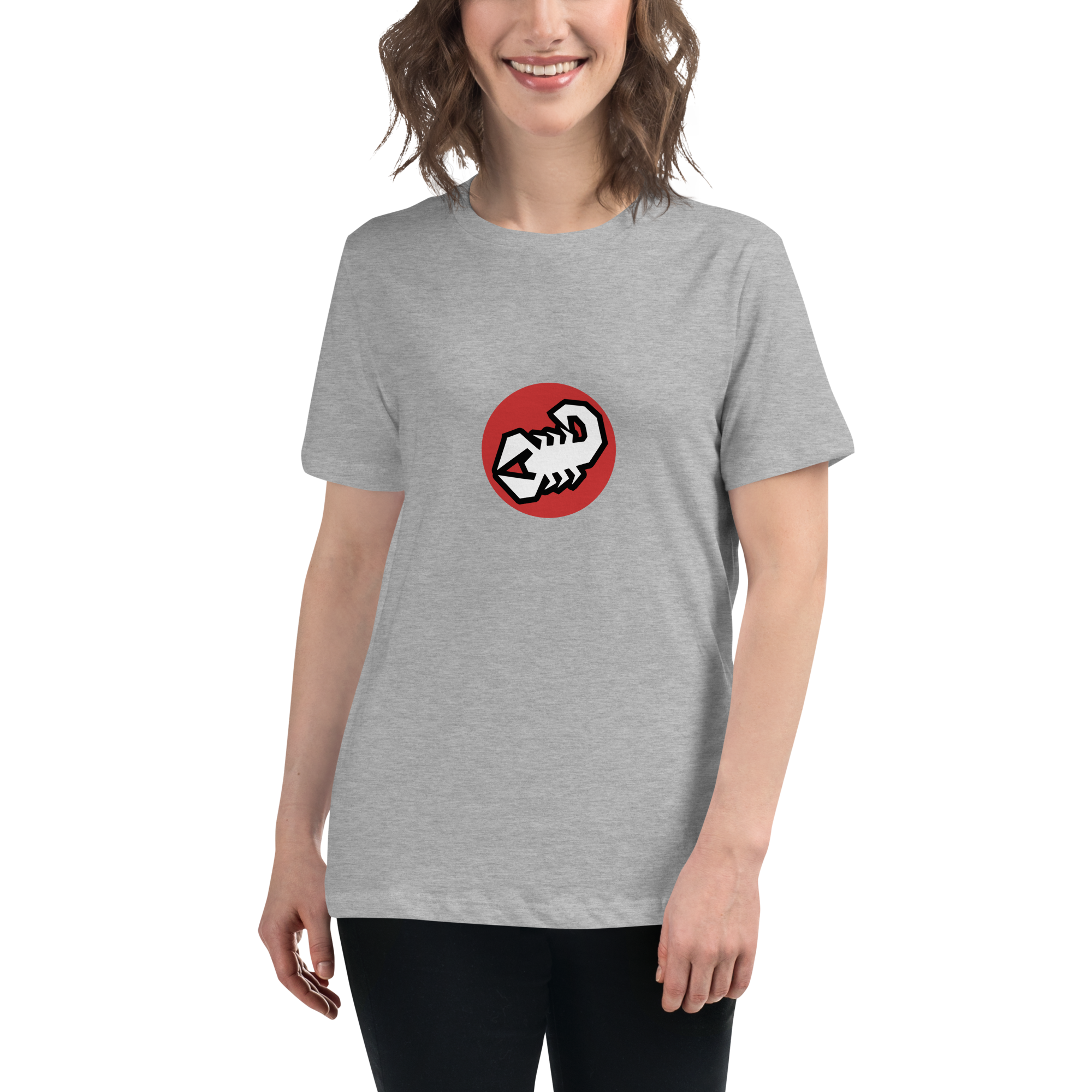  T-Shirt mit Skorpion-Logo