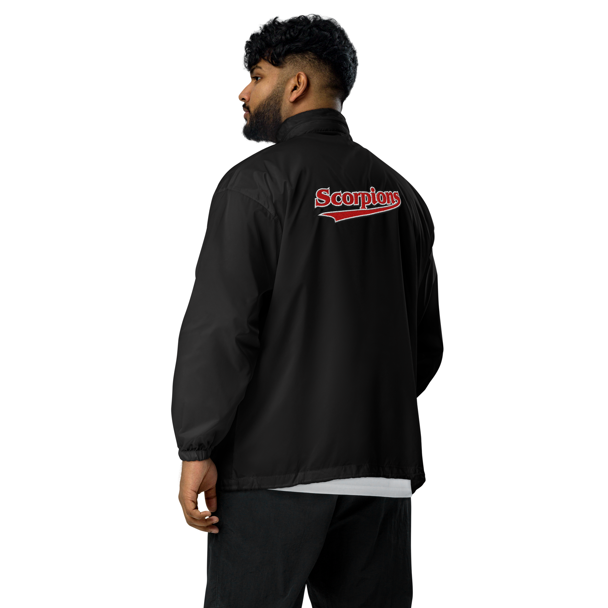 Windbreaker mit großem Schriftzug