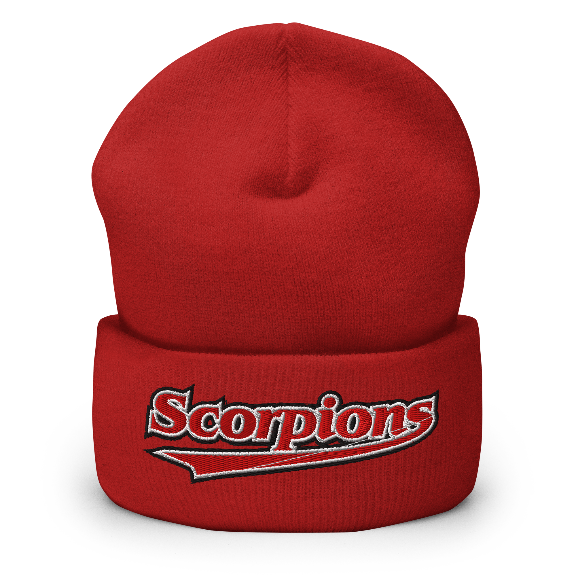  Strickmütze mit 'Scorpions'-Logo bestickt