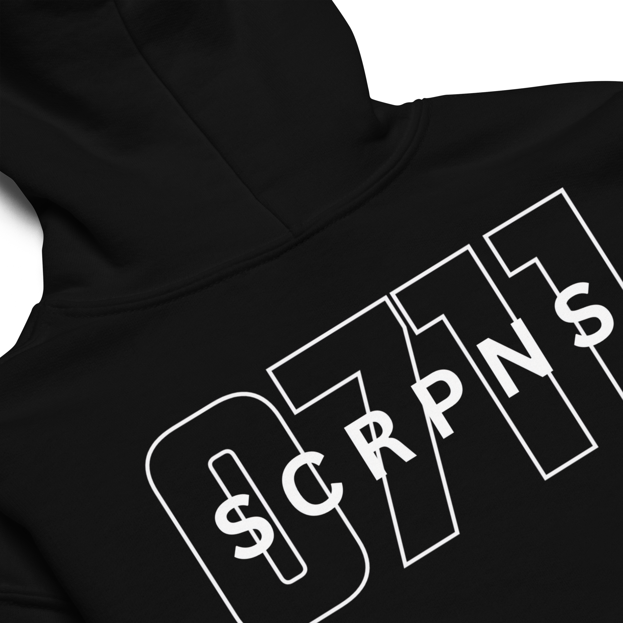 Schwarzer Kapuzenpullover 0711