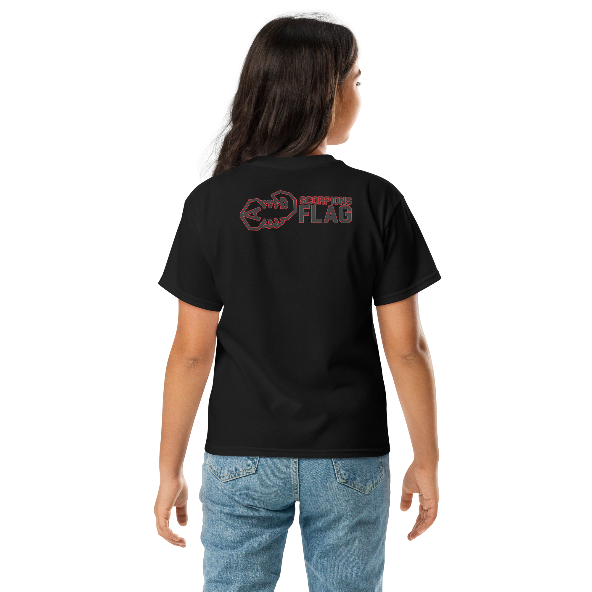  T-Shirt mit Skorpion-Comic