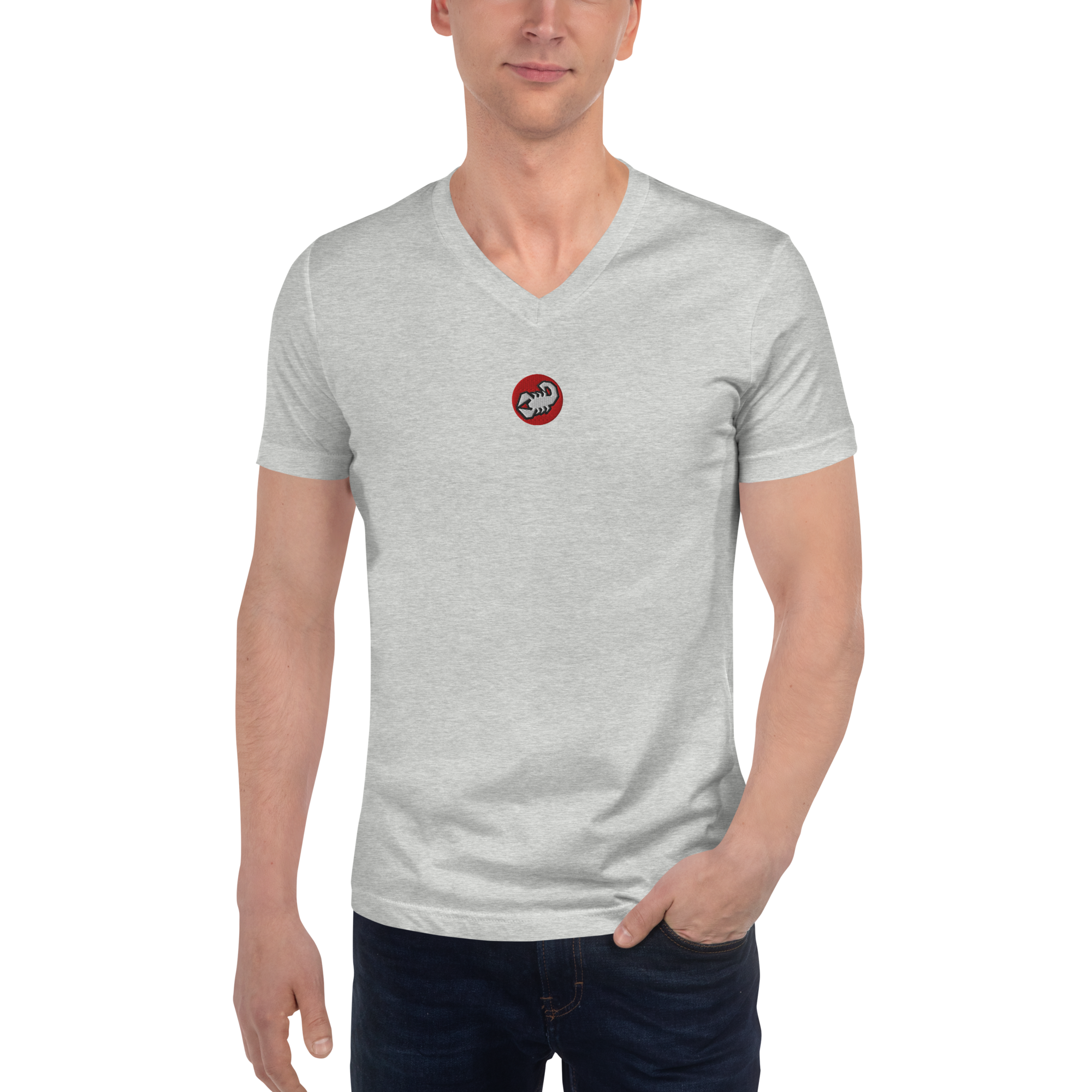  V-Ausschnitt T-Shirt