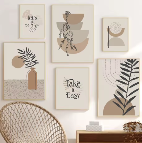 Modern Minimalist Wall Art Set