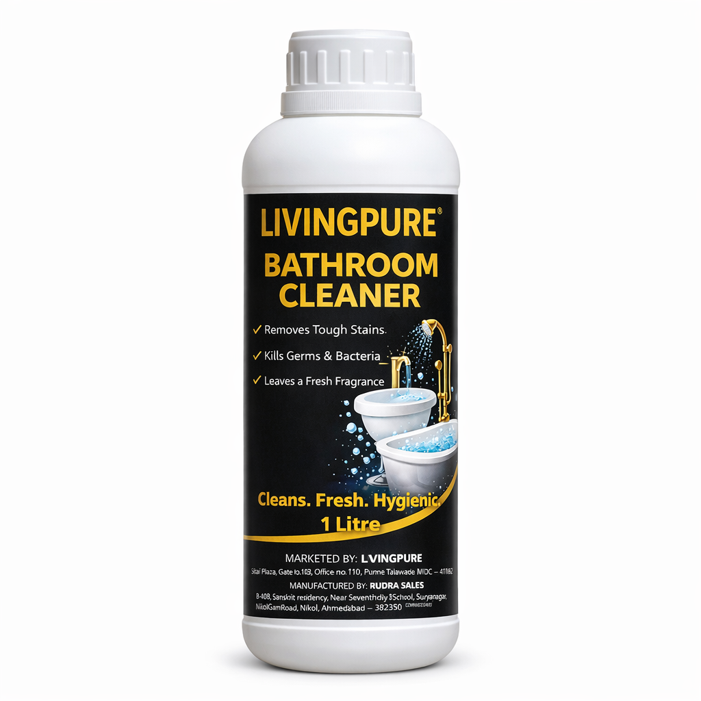 1kg LivingPure Bathroom Cleaner – Sparkling Clean, Germ-Free”Set of Plates