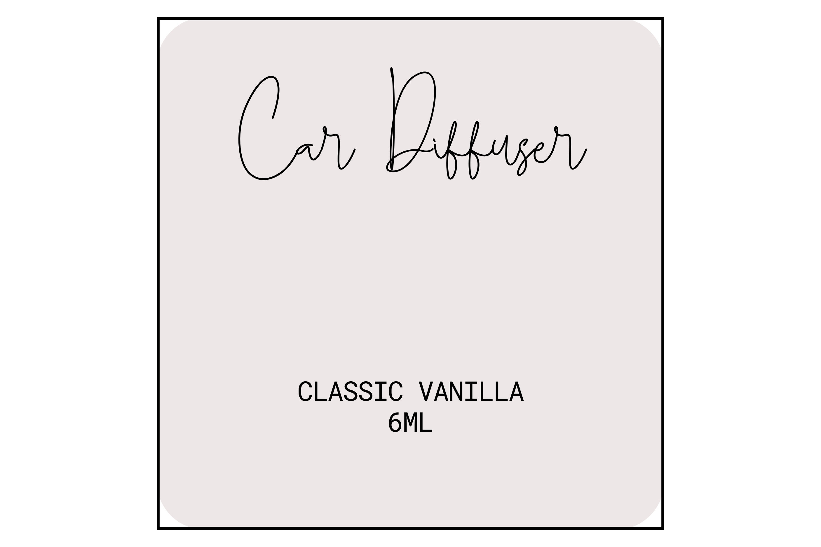 Classic Vanilla Car Diffuser