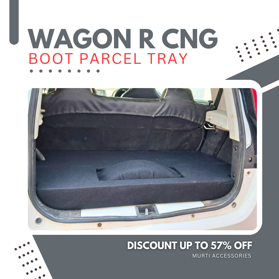 Wagon R CNG Boot Parcel Tray | Boot Parcel Tray with Tyre Cover Compatible for New Model Wagonr (Pack of 1)