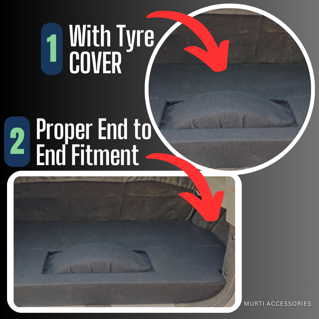 Wagon R CNG Boot Parcel Tray | Boot Parcel Tray with Tyre Cover Compatible for New Model Wagonr (Pack of 1)