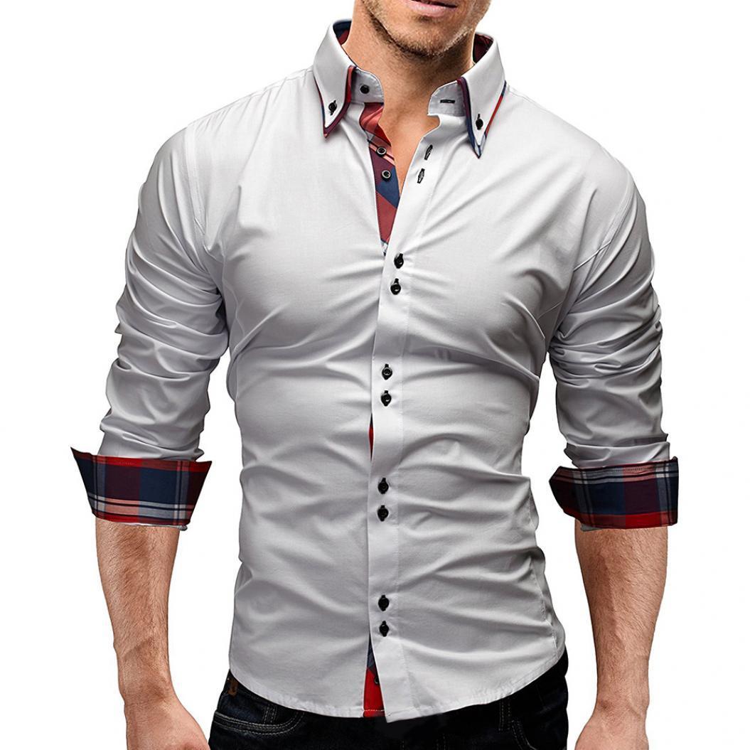 Men's Slim Fit Long Sleeve Shirt