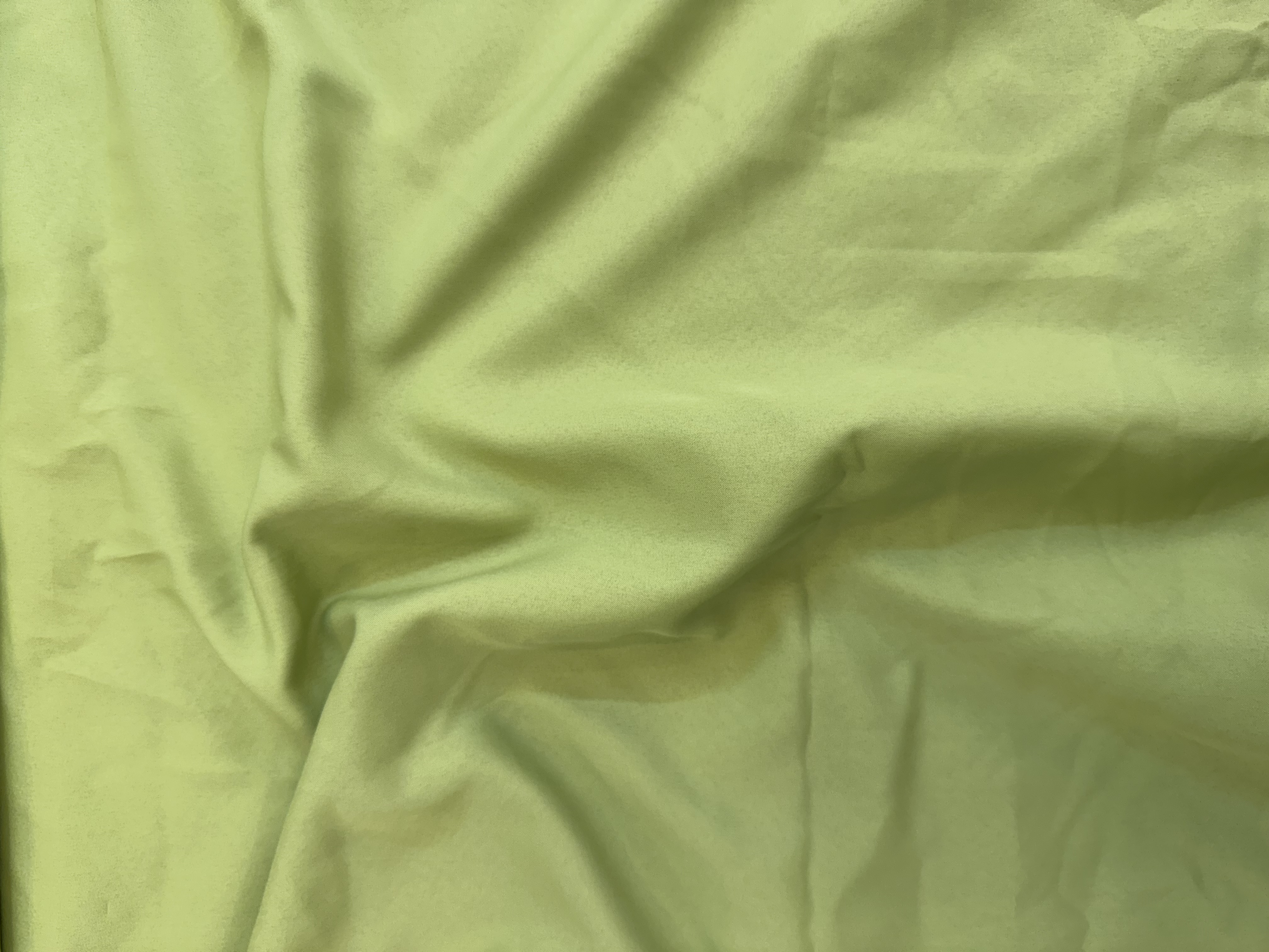 Parrot green Crepe fabric