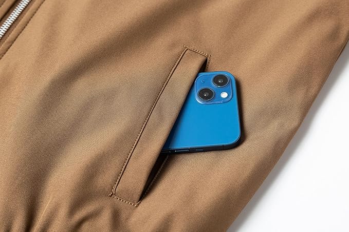 Men's Bomber Jacket Fashionable Stylish Lightweight Windbreaker Spring Autumn Casual Jacket