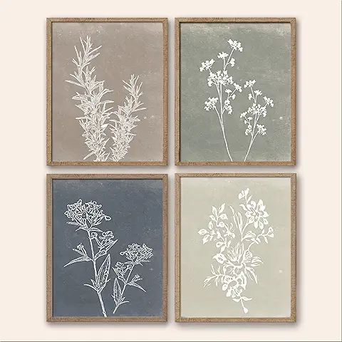 Botanical Wall Art Print Set