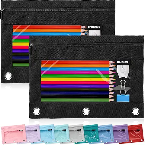 Multi-color Pencil Pouch Set
