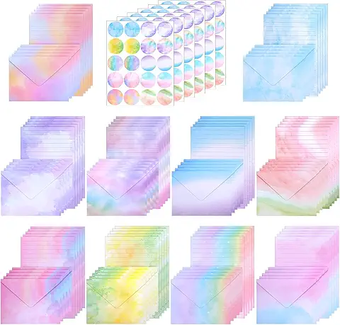 Pastel Watercolor Envelopes Set