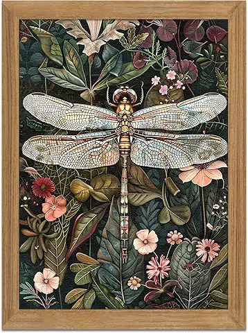 Dragonfly Botanical Wall Art